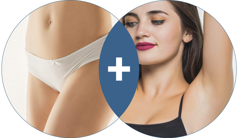 Depilación zona bikini y axilas